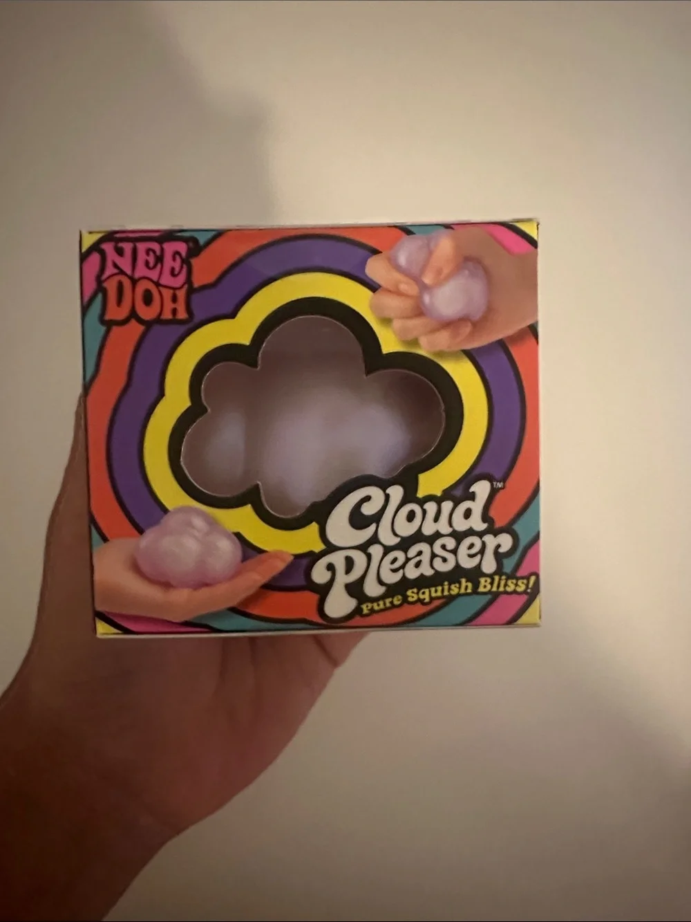 NeeDoh Cloud Pleaser & Pink Nice Cube Glitter Glow Bundle